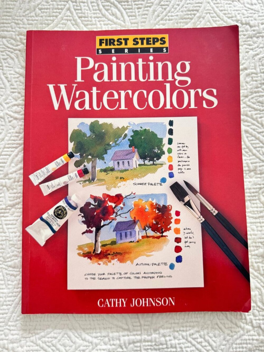Painting Watercolors Cathy A. Johnson 1995 First Edition First Steps Series